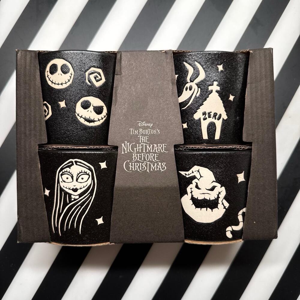 Nightmare Before Christmas Rae Dunn Ramekins Set Jack Sally Zero Oogie Boogie
